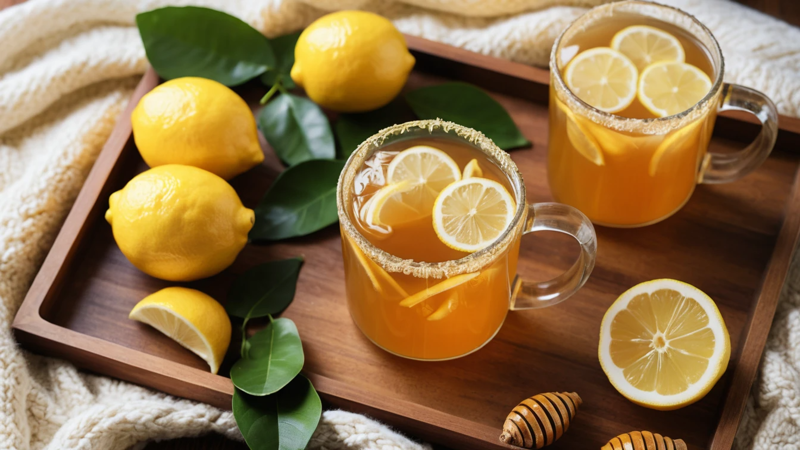 Honey citron ginger tea